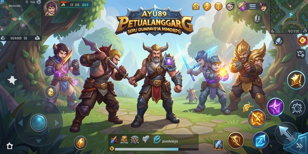 Tampilan gameplay AYU89 yang menampilkan aksi seru dalam dunia MMORPG.
