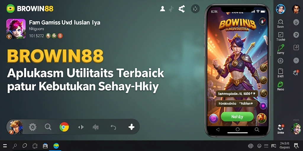 Tampilan antarmuka BROWIN88 yang modern dan mudah digunakan.