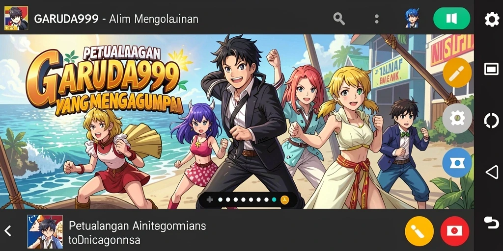 Tampilan screenshot GARUDA999 menampilkan aksi seru dalam petualangan Anime.