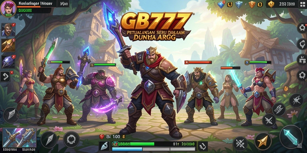 Tangkapan layar menampilkan aksi seru dalam gameplay ARPG GB777.