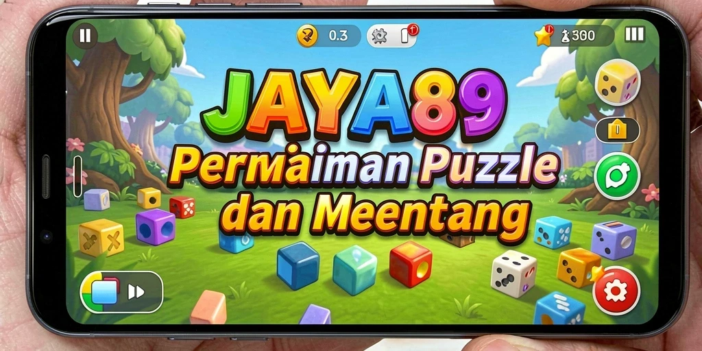 Tampilan gameplay puzzle yang menarik dan penuh tantangan.
