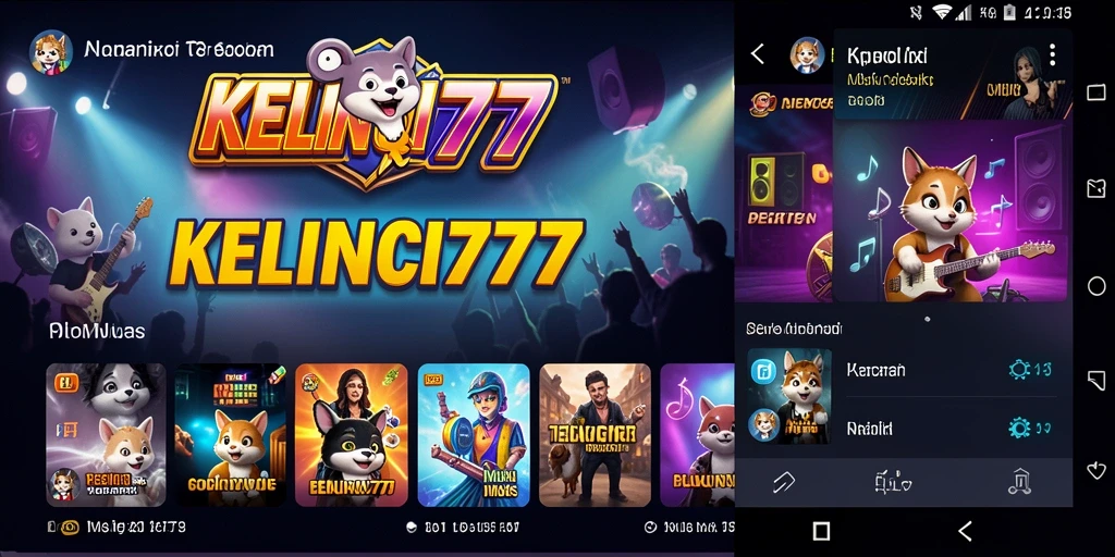Screenshot KELINCI777 menampilkan fitur musik interaktif yang menarik.