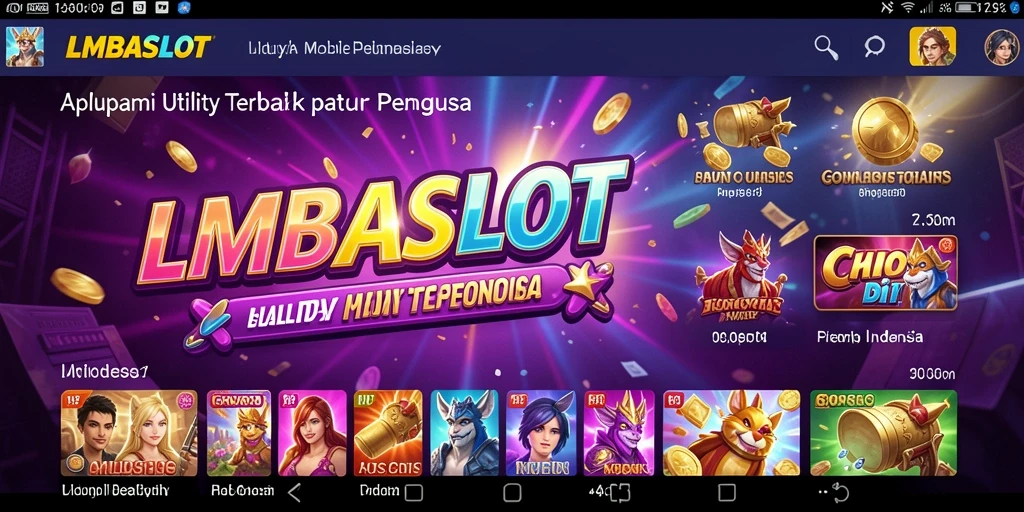 Tampilan utama LMBASLOT dengan berbagai fitur utilitas yang memudahkan pengguna.