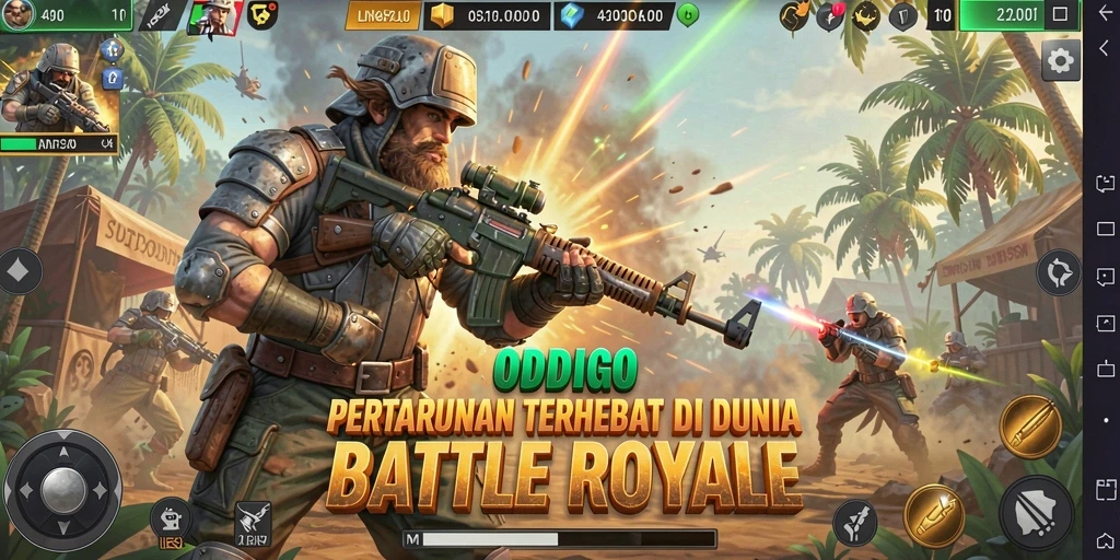 Gameplay seru ODDIGO dengan tampilannya yang menegangkan.