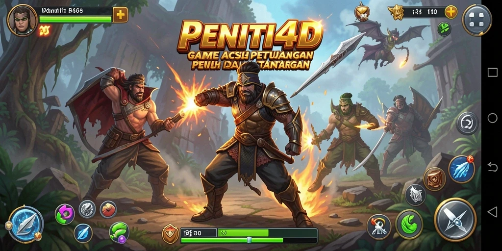 Tampilan gameplay <strong>PENITI4D</strong> yang mendebarkan dan penuh aksi.