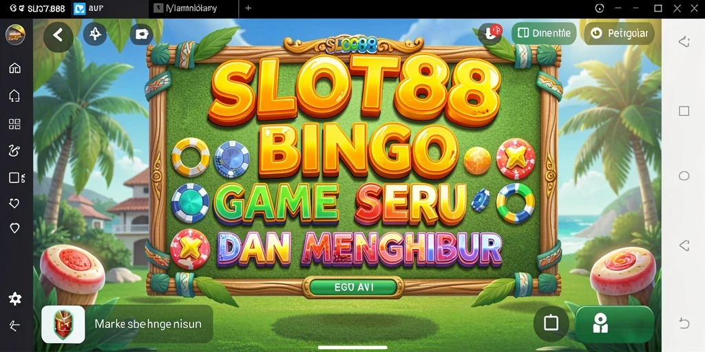Tampilan gameplay SLOT88 yang seru dan interaktif di aplikasi Bingo.