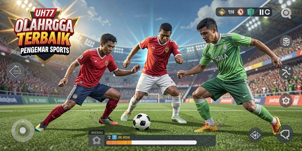 Tampilan gameplay UH77 yang seru dan kompetitif dalam olahraga.